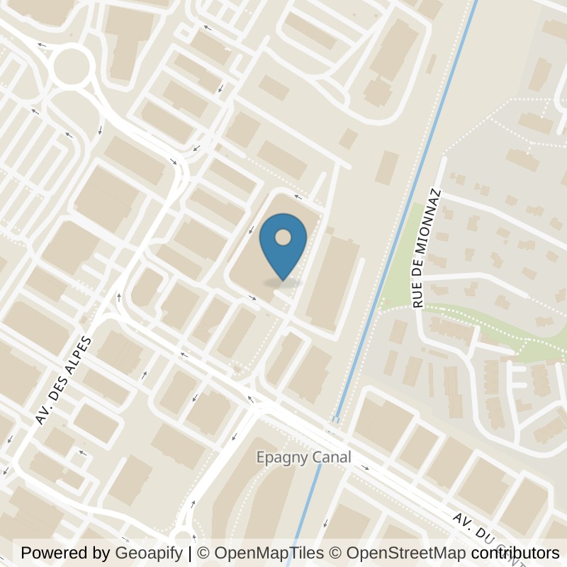 Map: location of Basic-Fit Epagny Metz-Tessy Rue de l’Industrie 89 24/7 in Epagny Metz-Tessy