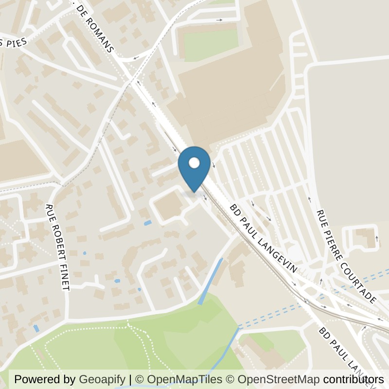 Map: location of Basic-Fit Fontaine Boulevard Paul Langevin in Fontaine