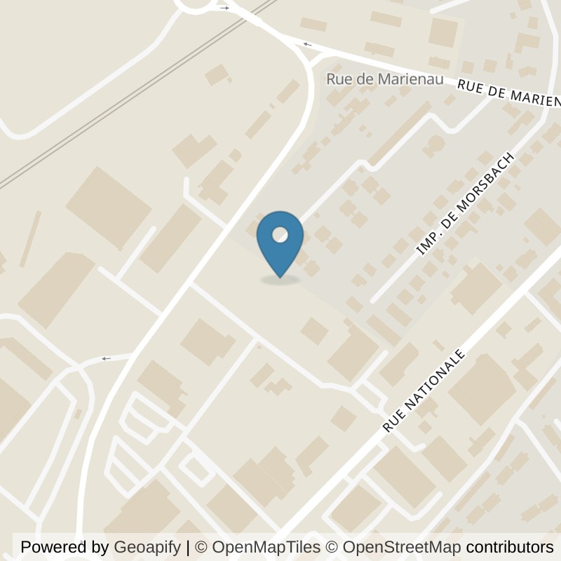 Map: location of Basic-Fit Forbach Rue Victor Grignard 0 in Forbach