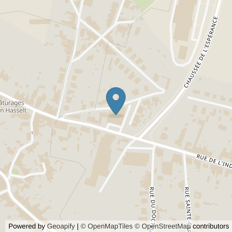 Map: location of Basic-Fit Frameries Rue de l’Industrie in Frameries