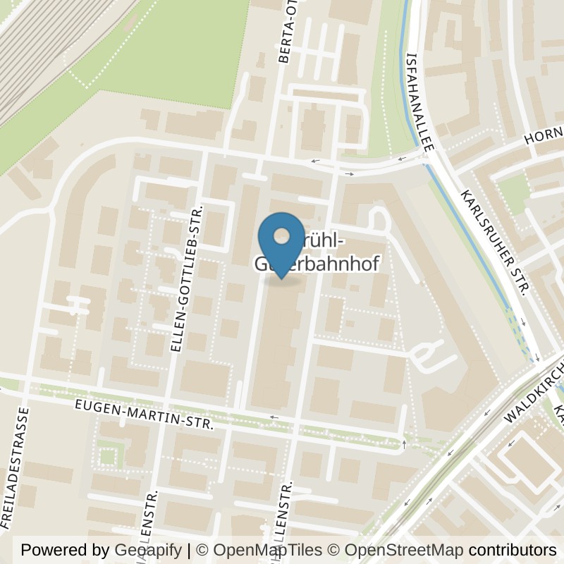 Map: location of Basic-Fit in Freiburg im Breisgau