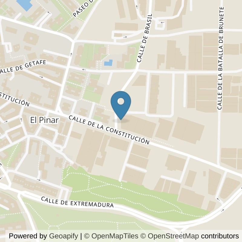 Map: location of Basic-Fit Calle de Brasil 2 Fuenlabrada in Fuenlabrada