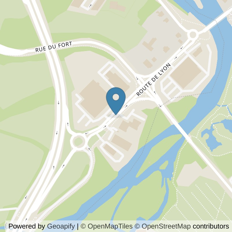 Map: location of Basic-Fit Geispolsheim 3A Route de Lyon in Geispolsheim