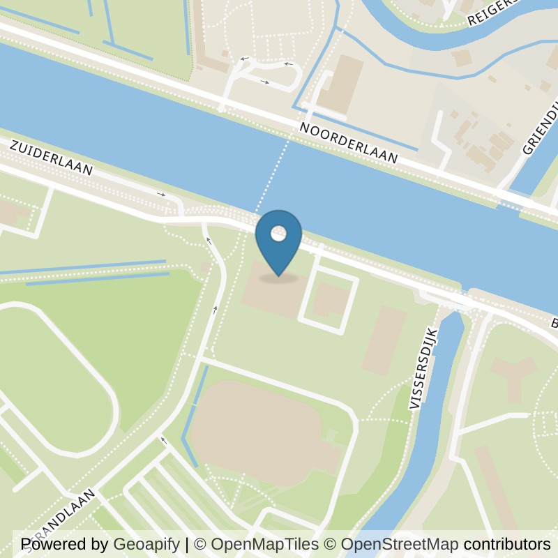 Map: location of Basic-Fit Gent Watersportbaan 24/7 in Gent