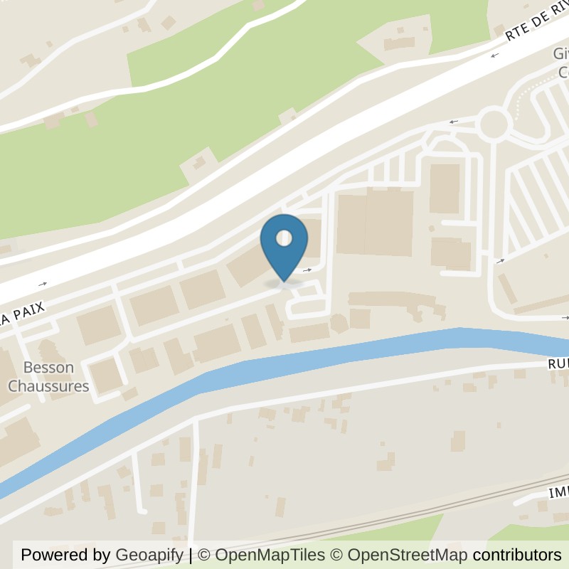 Map: location of Basic-Fit Givors Rue du Commerce 24/7 in Givors
