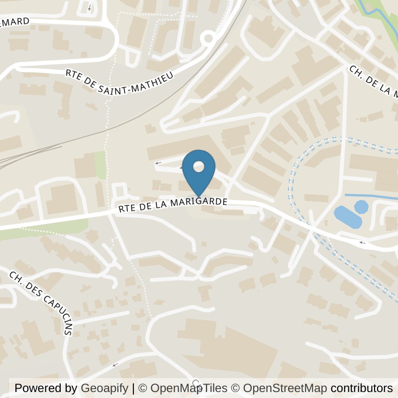 Map: location of Basic-Fit Grasse Route de la Marigarde in Grasse