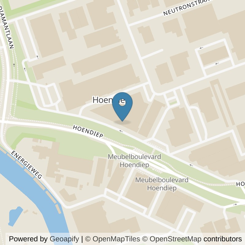 Map: location of Basic-Fit Groningen Protonstraat 24/7 in Groningen