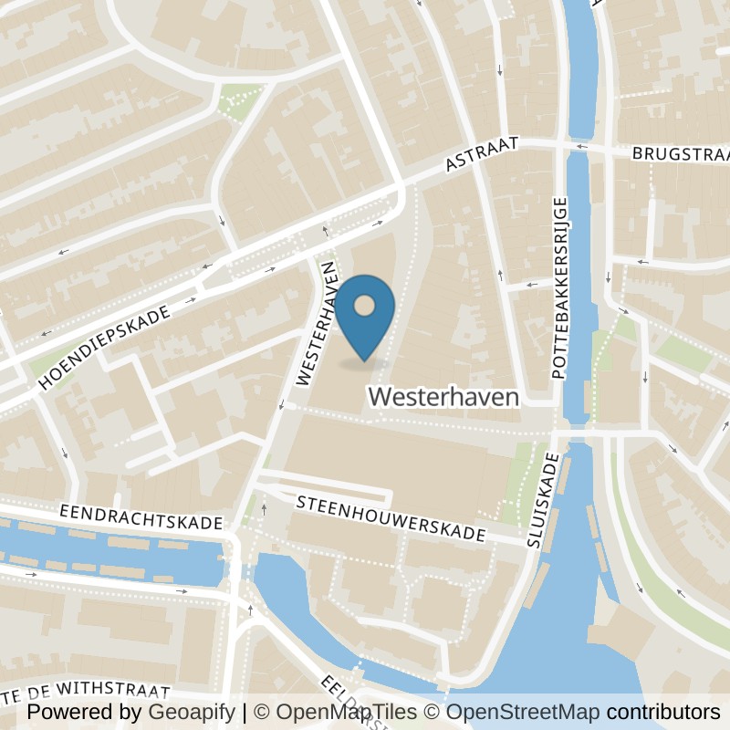 Map: location of Basic-Fit Groningen Westerhaven 24/7 in Groningen