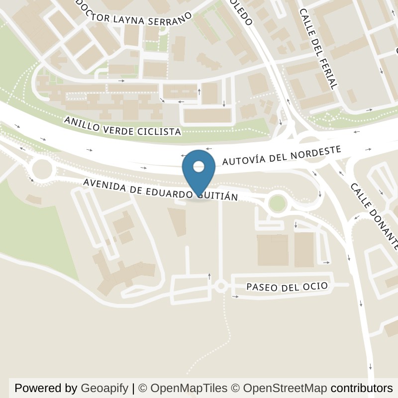 Map: location of Basic-Fit Avenida Eduardo Guitián 3 Guadalajara in Guadalajara