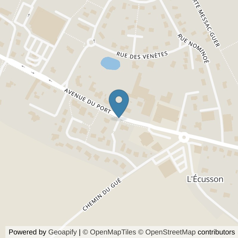 Map: location of Basic-Fit Guipry-Messac Avenue du Port in Guipry-Messac