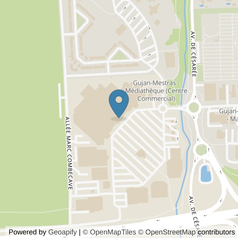 Map: location of Basic-Fit Gujan-Mestras Centre commercial Grand Large 24/7 in Gujan-Mestras