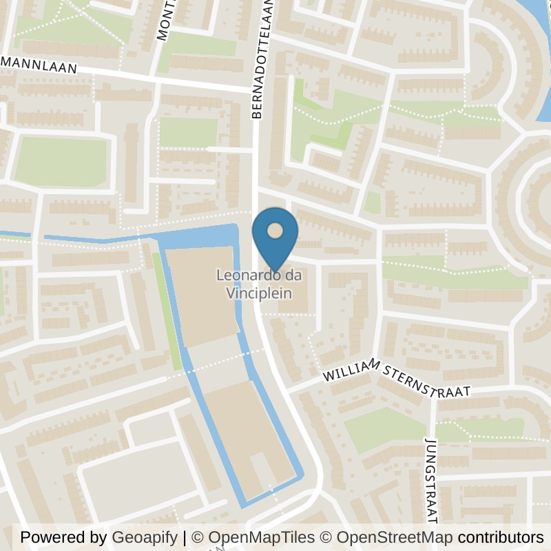 Map: location of Basic-Fit Haarlem Bernadottelaan in Haarlem