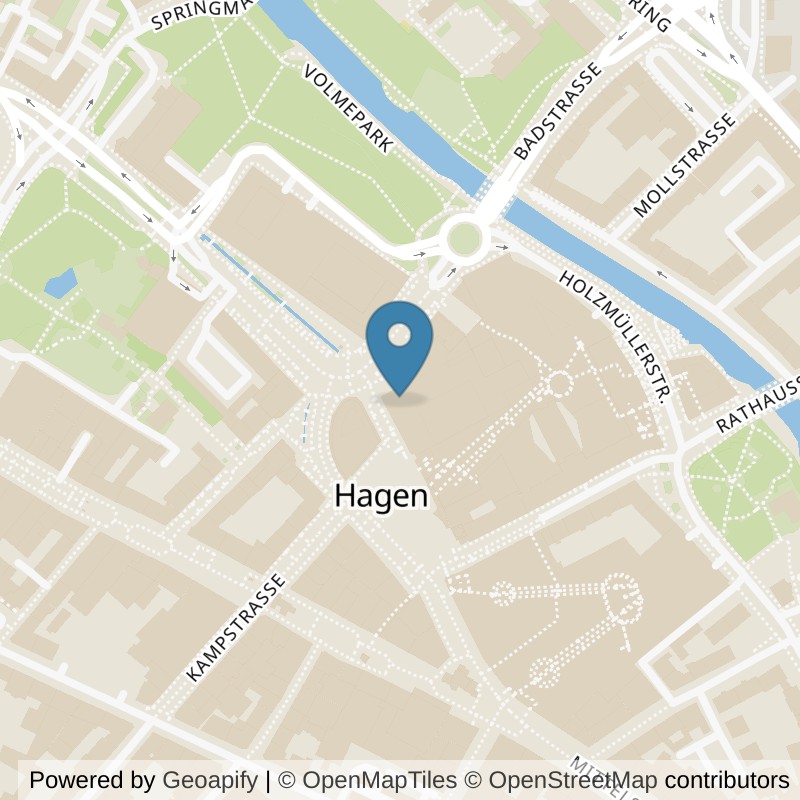 Map: location of Basic-Fit Hagen-Friedrich-Ebert-Platz-3 in Hagen