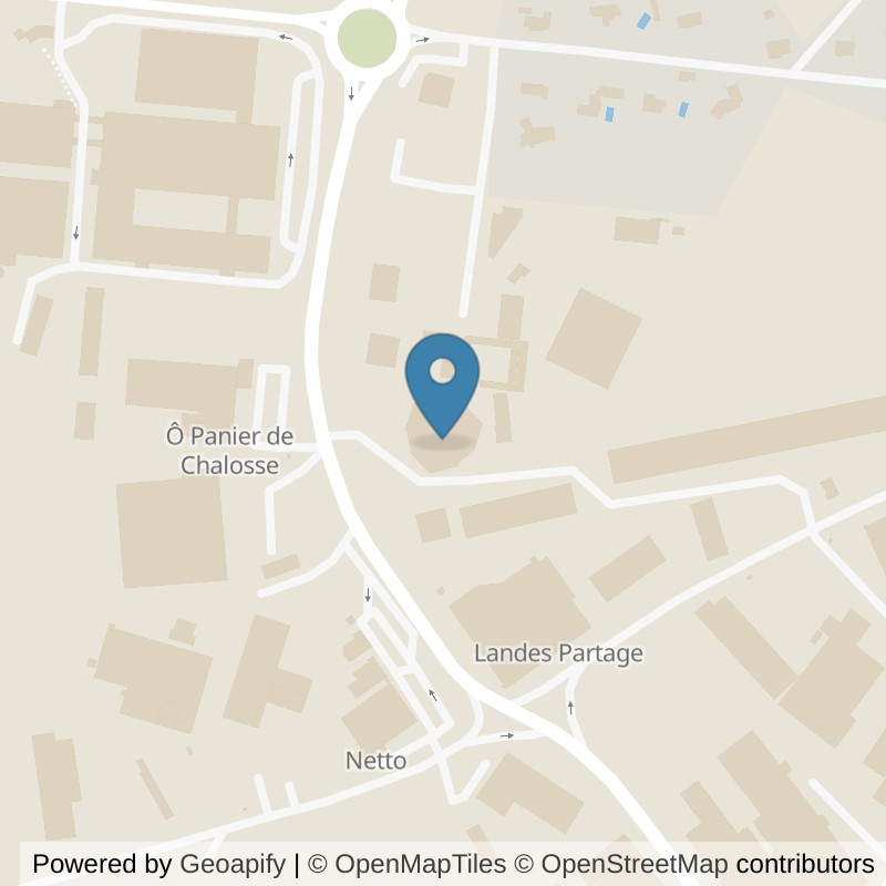 Map: location of Basic-Fit Hagetmau 5011F Route d'Orthez in Hagetmau
