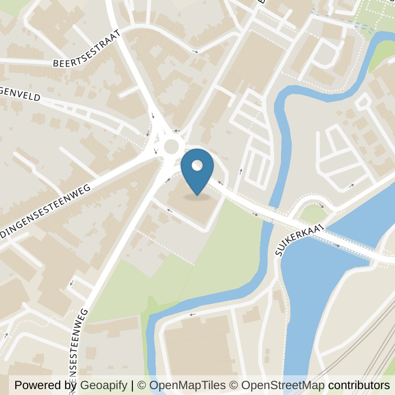 Map: location of Basic-Fit Halle Rene Deboecklaan 24/7 in Halle