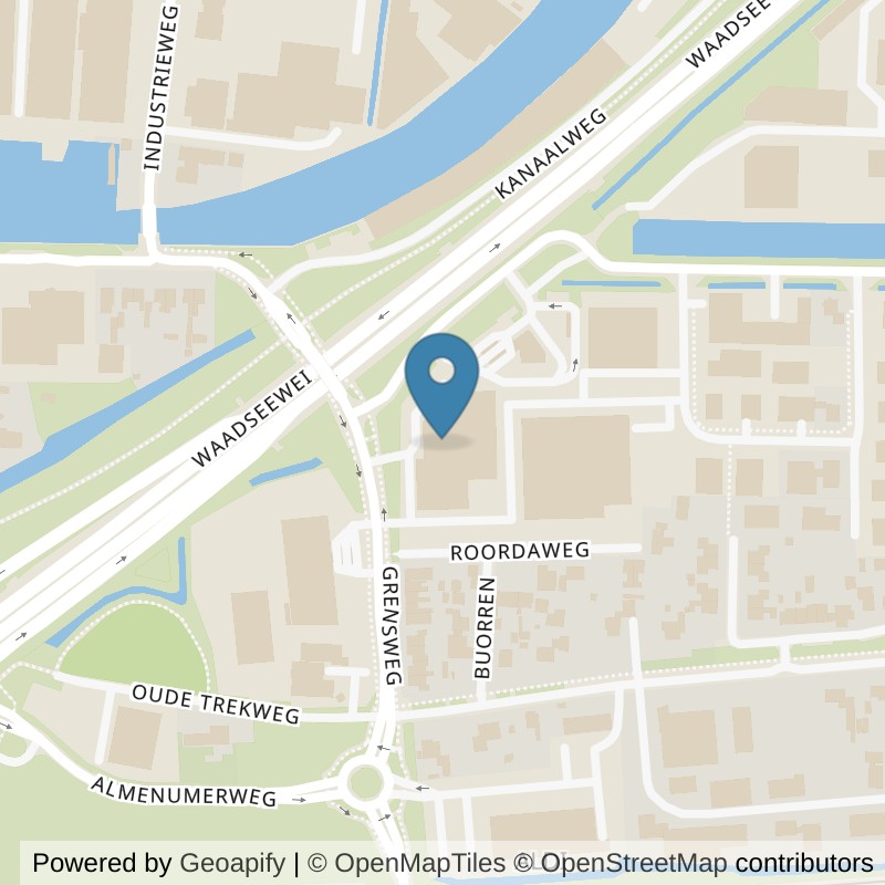 Map: location of Basic-Fit Harlingen Grensweg 24/7 in Harlingen