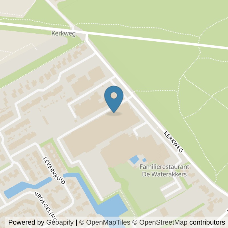 Map: location of Basic-Fit Heemskerk Kerkweg 24/7 in Heemskerk