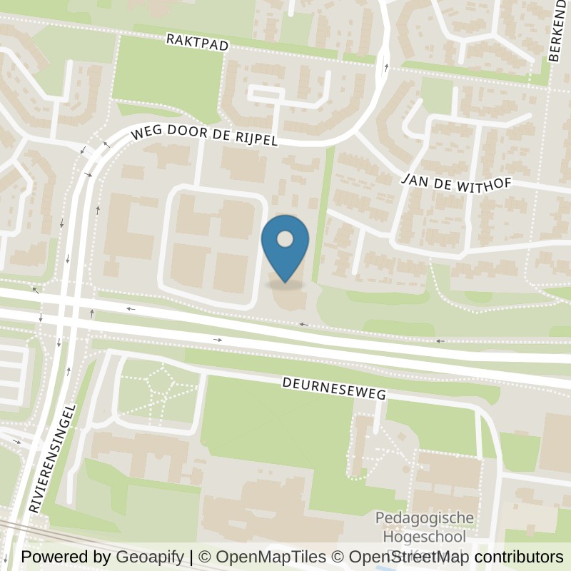 Map: location of Basic-Fit Helmond Rakthof 24/7 in Helmond