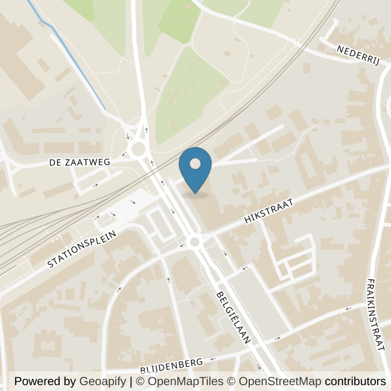 Map: location of Basic-Fit Herentals Belgielaan in Herentals