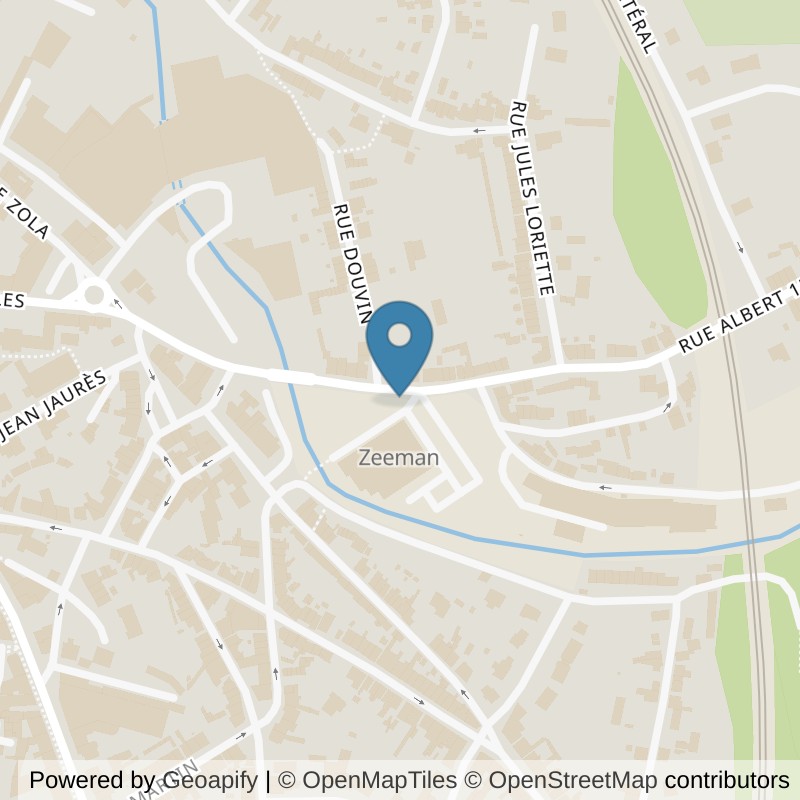 Map: location of Basic-Fit Hirson Place Carnot 6 in Hirson