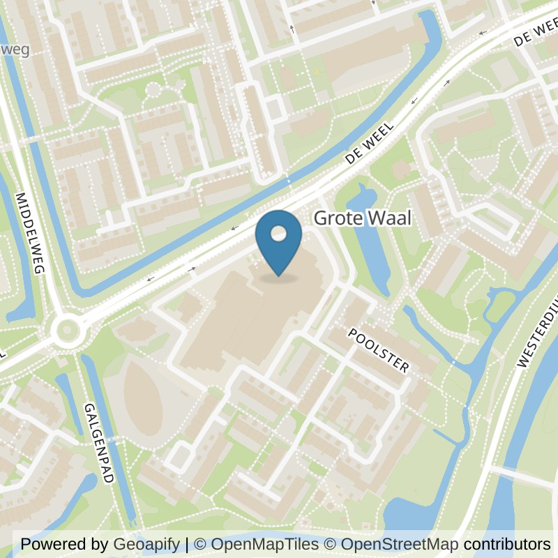 Map: location of Basic-Fit Hoorn De Grote Beer 24/7 in Hoorn