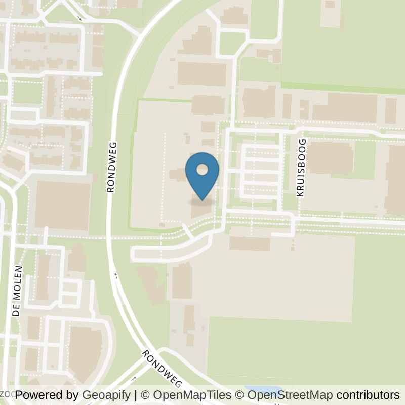 Map: location of Basic-Fit Houten Kruisboog 24/7 in Houten