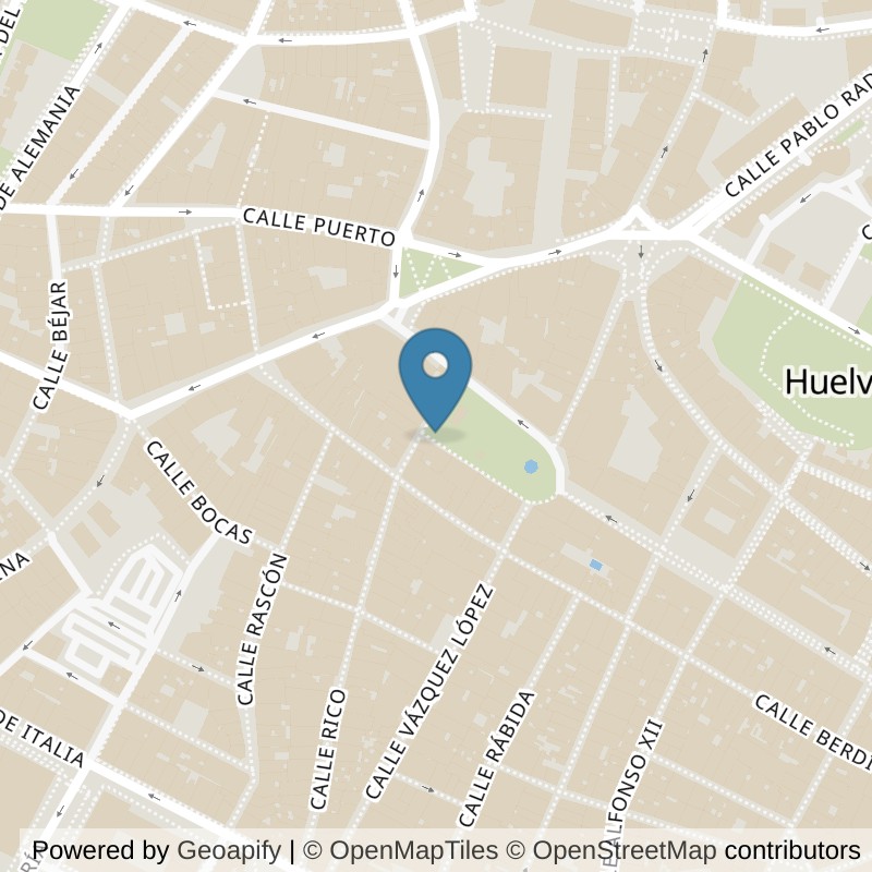 Map: location of Basic-Fit Plaza de las Monjas Huelva in Huelva