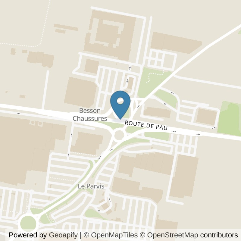 Map: location of Basic-Fit Ibos Route de Pau in Ibos