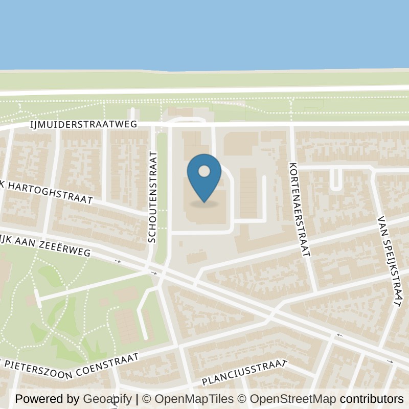 Map: location of Basic-Fit Ijmuiden C. van der Doesstraat 24/7 in Ijmuiden