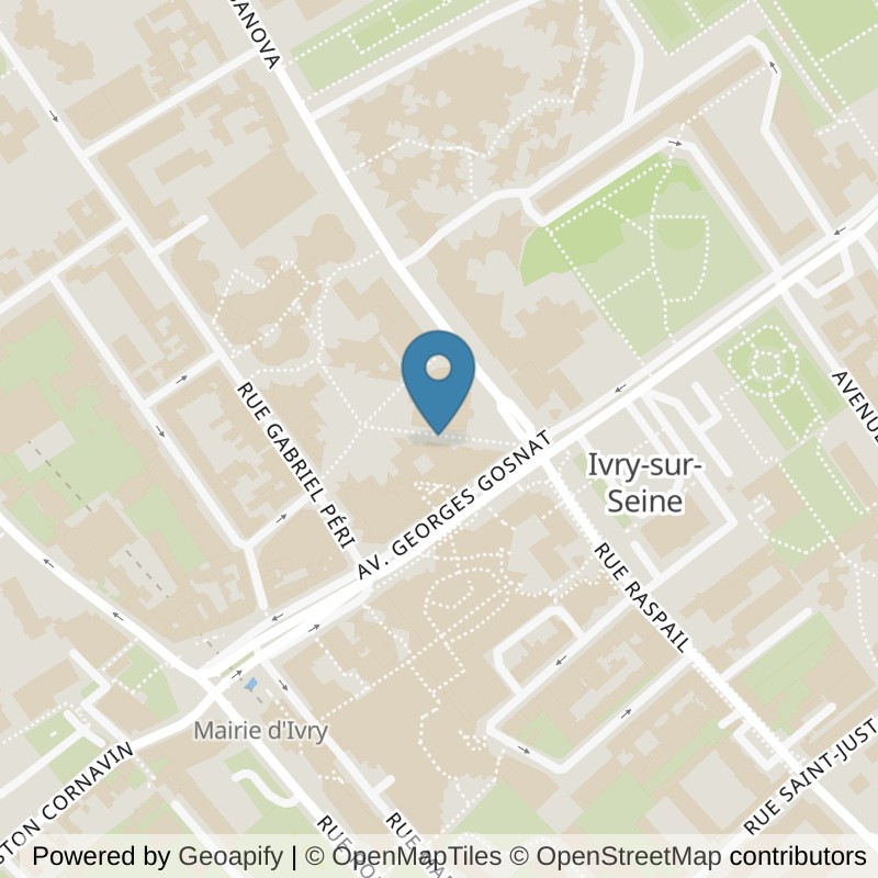Map: location of Basic-Fit Ivry-Sur-Seine Place Voltaire 12 in Ivry-Sur-Seine