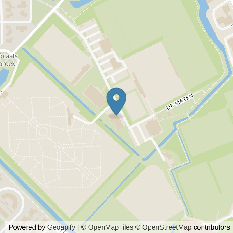 Map: location of Basic-Fit Kampen De Maten 24/7 in Kampen