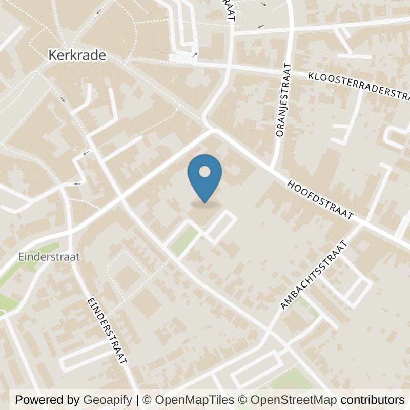 Map: location of Basic-Fit Kerkrade Marktstraat 24/7 in Kerkrade