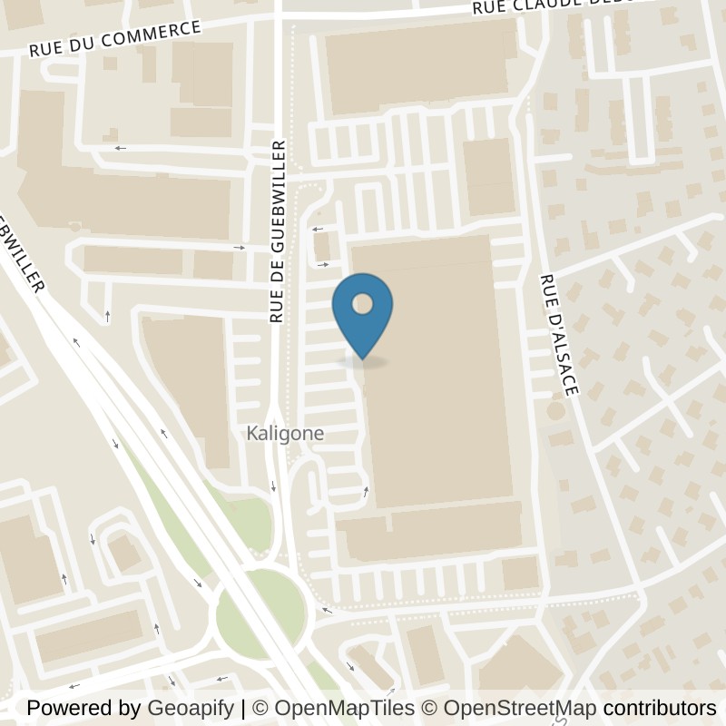 Map: location of Basic-Fit Kingersheim Rue de Guebwiller in Kingersheim