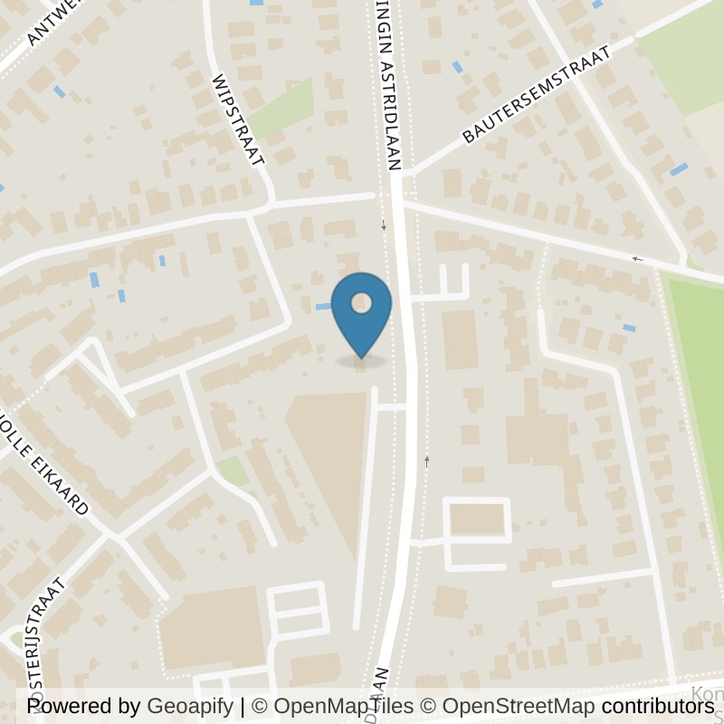 Map: location of Basic-Fit Kontich Koningin Astridlaan 24/7 in Kontich