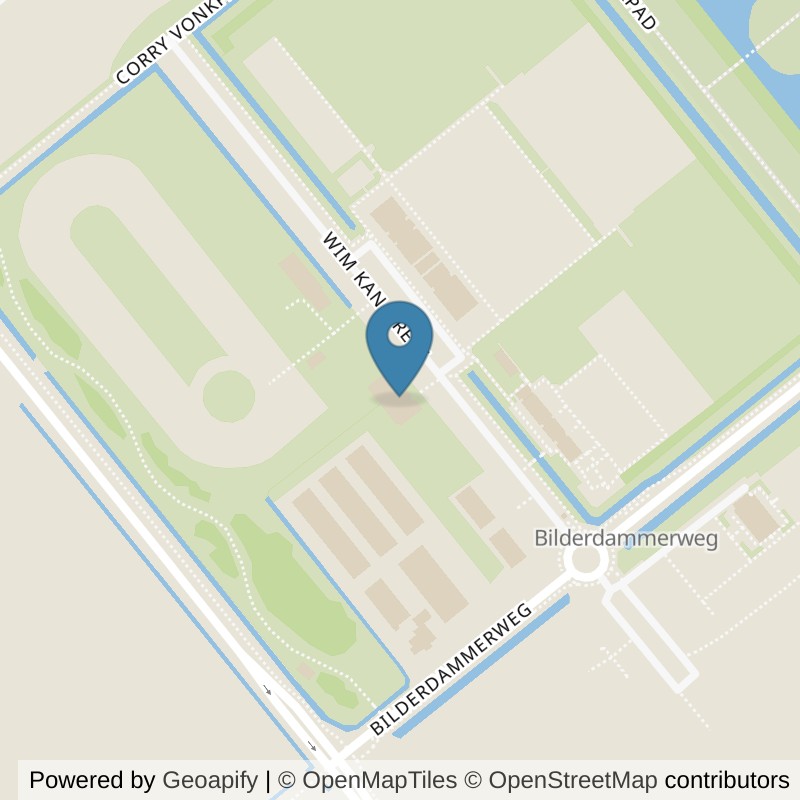 Map: location of Basic-Fit Kudelstaart Wim Kan Dreef 24/7 in Kudelstaart