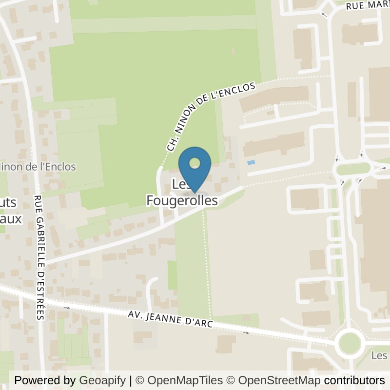 Map: location of Basic-Fit la ville aux dames Zac Des Fougerolles, 24/7 in La Ville Aux Dames