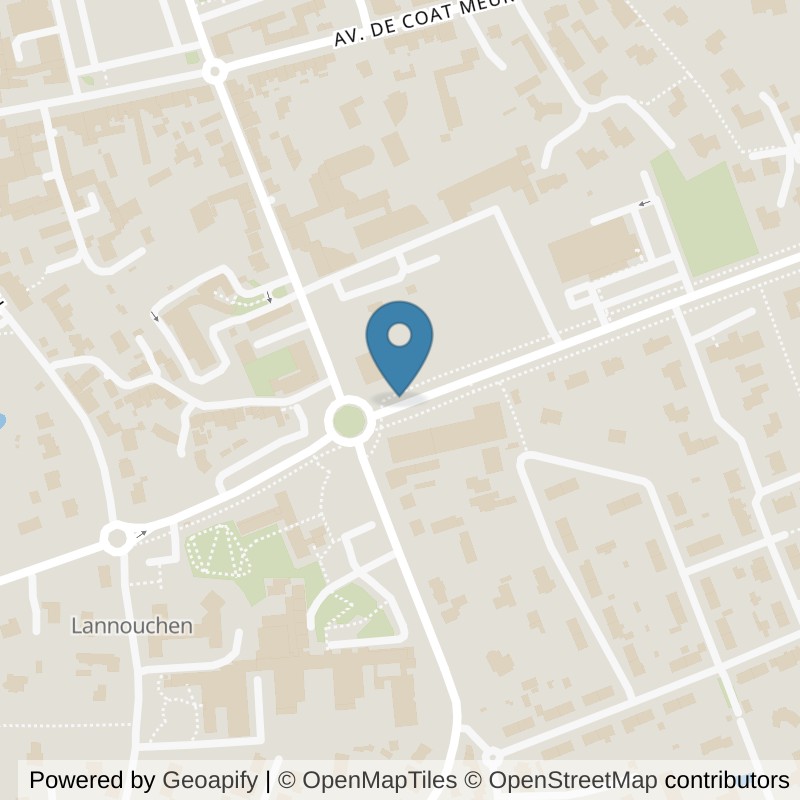 Map: location of Basic-Fit Landivisiau Boulevard de la République in Landivisiau
