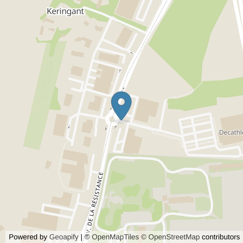 Map: location of Basic-Fit Lannion Rue Lucien Vidie 24/7 in Lannion