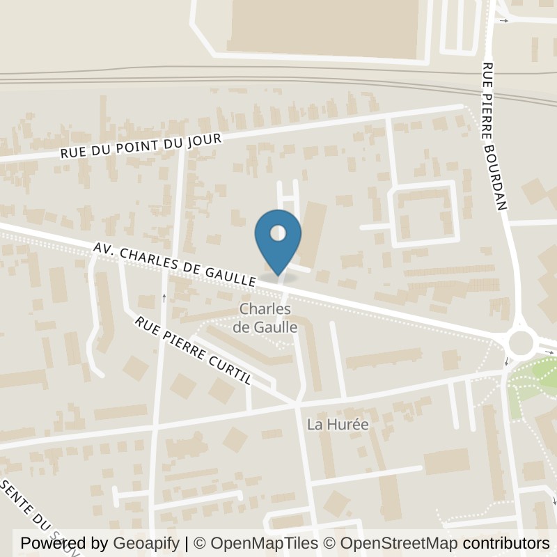 Map: location of Basic-Fit Laon Avenue Charles de Gaulle 77 in Laon