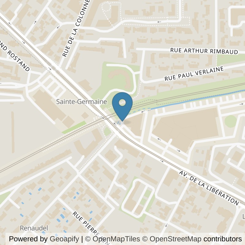 Map: location of Basic-Fit Le Bouscat Avenue de la Libération in Le Bouscat