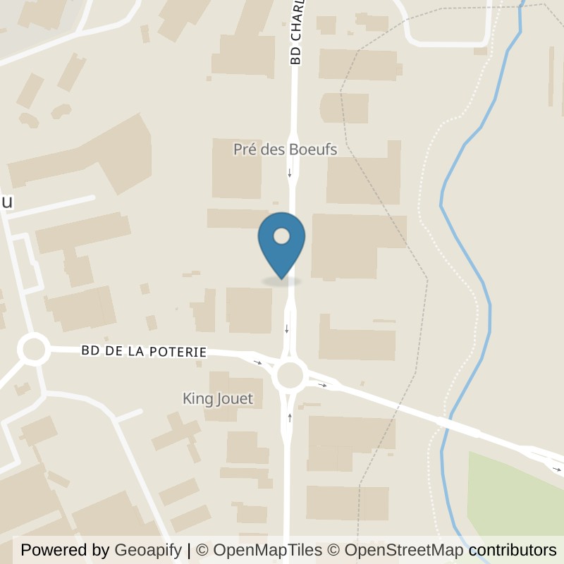 Map: location of Basic-Fit Le Coteau Boulevard Charles de Gaulle 10-12 24/7 in Le Coteau