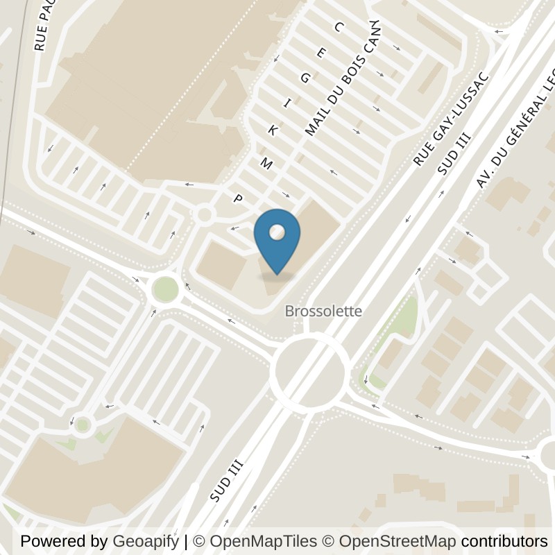 Map: location of Basic-Fit Le Grand-Quevilly Centre Commercial Centre Sud 3 - Rue du Bois Cany in Le Grand-Quevilly