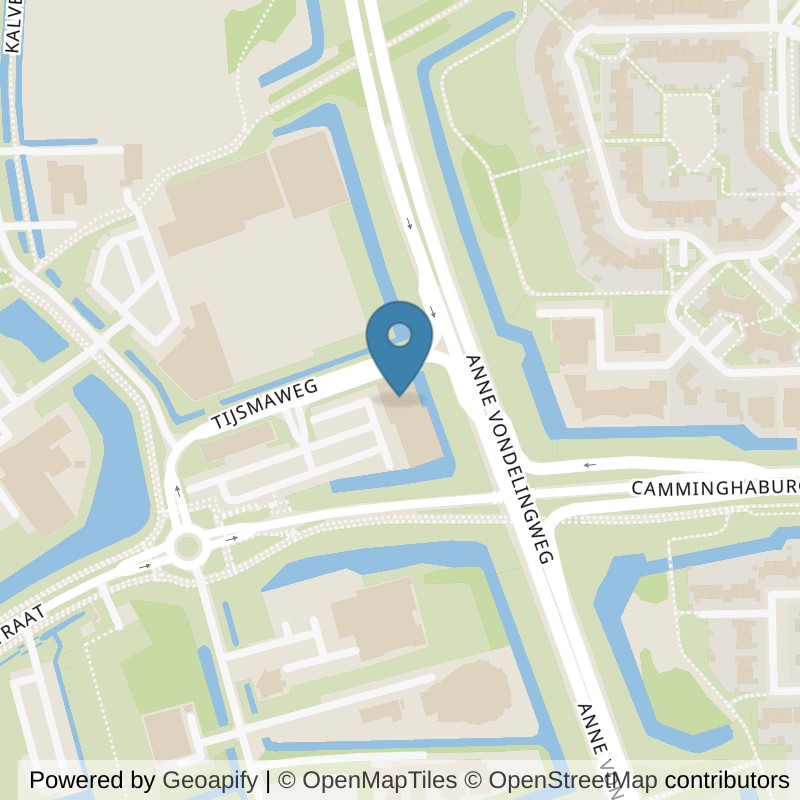 Map: location of Basic-Fit Leeuwarden Tijsmaweg 24/7 in Leeuwarden