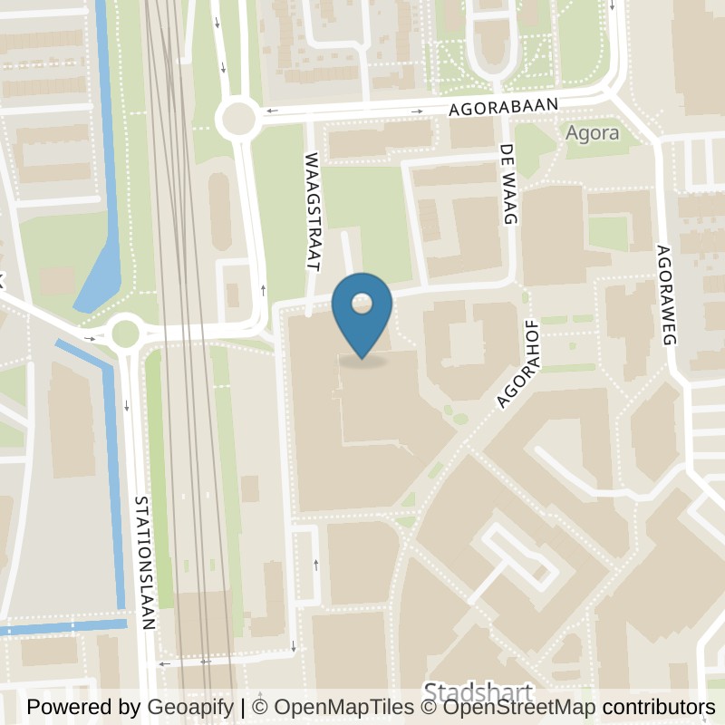 Map: location of Basic-Fit Lelystad de Waag 24/7 in Lelystad