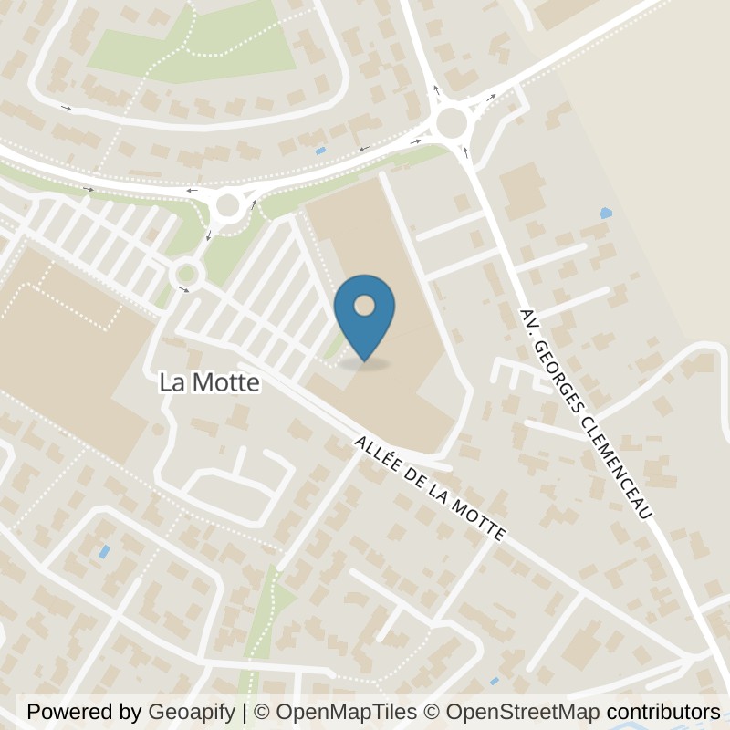 Map: location of Basic-Fit Les Herbiers Avenue des Chauvières 0 in Les Herbiers