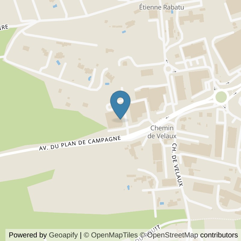 Map: location of Basic-Fit Les Pennes-Mirabeau Avenue du Plan de Campagne 24/7 in Les Pennes-Mirabeau