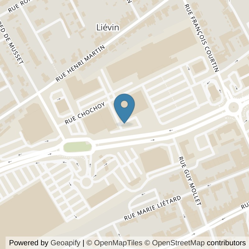 Map: location of Basic-Fit Liévin Rue Bernard Chochoy 24/7 in Liévin