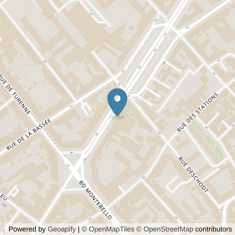 Map: location of Basic-Fit Lille Boulevard Bigo Danel in Lille
