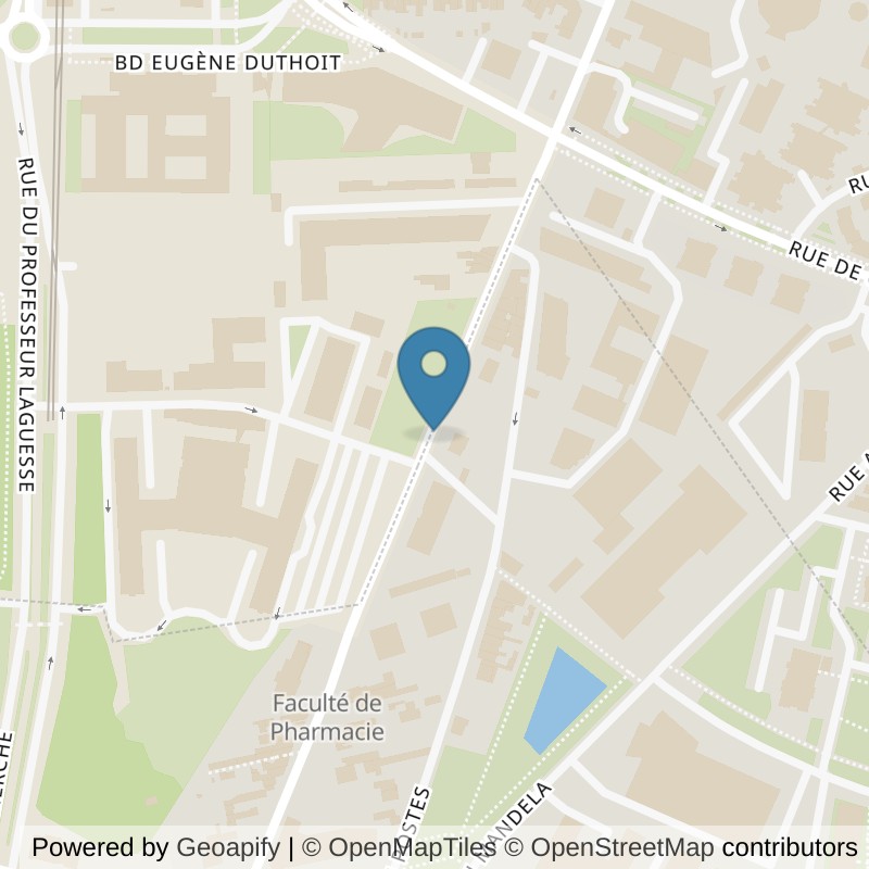 Map: location of Basic-Fit Lille Rue du Faubourg des Postes in Lille