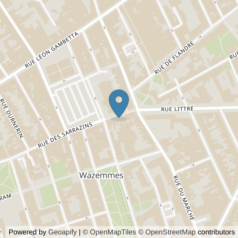 Map: location of Basic-Fit Lille 4bis Rue des Sarrazins in Lille